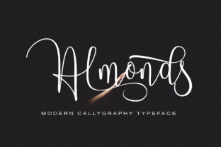 Almonds Script: A Beautiful Handwritten Font for Crafters and Makers
