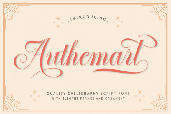 Authemart Script: A Beautiful Typeface for Your Brand