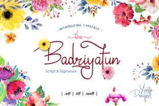 Badriyatun Script: A Stylish Typeface for Your Brand