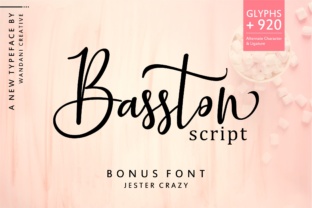 Basston Script: The Elegant Typeface for Handmade Branding