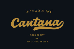 Cantana Script: A Bold Typeface That Elevates Branding