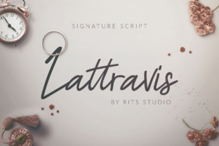 Elevate Your Crafts with Lattravis Script Font