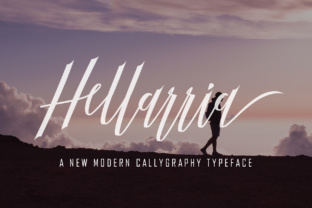 Hellarria Script: A Modern Typeface for Handmade Branding