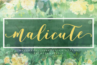 Malicute Script: A Beautiful Typeface for Creative Projects