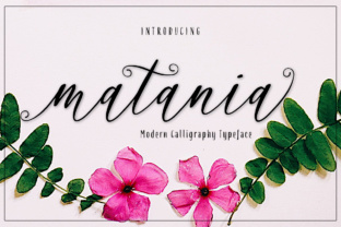 Matania Script: A Modern Handwritten Typeface for Editorial Design