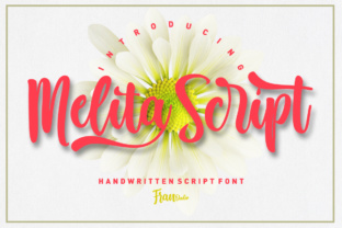 Melita Script: A Modern Typeface for Handmade and Crafted Designs