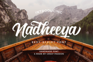 Nadheeya Script: Elevate Campaign Visuals With Graceful Typography
