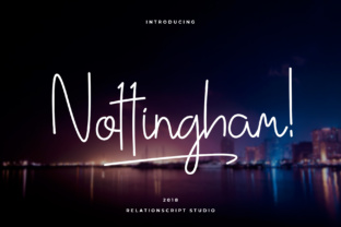Nottingham Script: A Typeface That Elevates Your Editorial Design