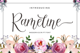 Rameline Script: The Modern Typeface for Handmade Brands