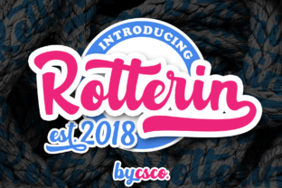 Rotterin Script: A Typeface That Elevates Handmade Art