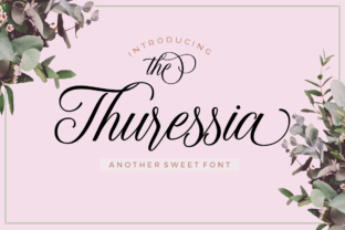 The Thuressia Script: A Modern Calligraphy Typeface for Branding Projects