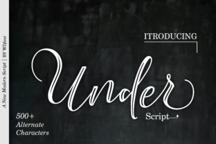 Under Script: A Premium Handwritten Typeface for Editorial Design