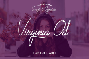 Virginia Od Script: A Premium Font for a Polished Brand Identity