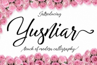 Yusniar Script: A Modern Typeface for Creative Makers
